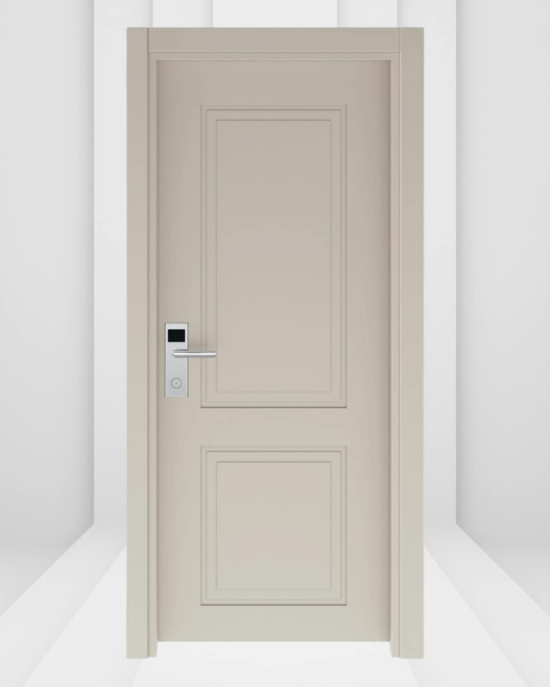 30 dk Yangına Dayanımlı Ahşap Oda Kapısı Premium Step Soft Bej