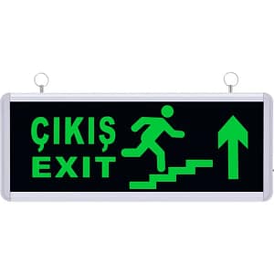 Çift Yönlü Acil Yönlendirme Armatürü Merdiven Yukarı Ok