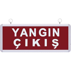Çift Yönlü Acil Yönlendirme Armatürü Yangın Çıkış