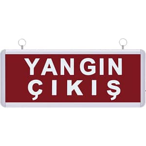 Çift Yönlü Acil Yönlendirme Armatürü Yangın Çıkış