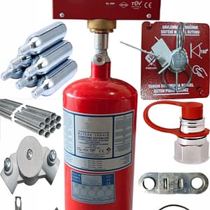 6 Galon Davlumbaz Söndürme Sistemi Seti UL300/TSE-HYB-CE ONAYLI