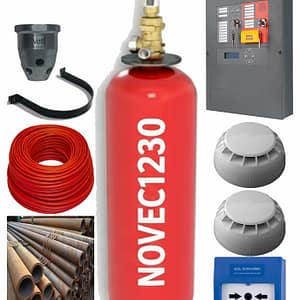 40 Lt 30 Kg Novec 1230 Söndürme Sistemi Seti