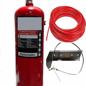 6 Kg Pano İçi (Mikro) Söndürme Sistemi Seti (Halon Gazlı)