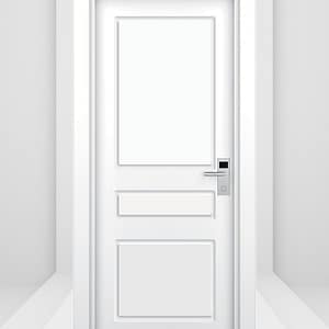 30 dk Yangına Dayanımlı Ahşap Oda Kapısı Alize 06 Lake Beyaz