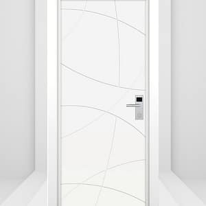 30 dk Yangına Dayanımlı Ahşap Oda Kapısı Alize 100 Lake Beyaz