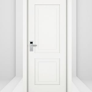 30 dk Yangına Dayanımlı Ahşap Oda Kapısı Premium Step Lake Beyaz