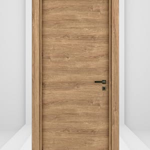 30 dk Yangına Dayanımlı Ahşap Oda Kapısı Hint Meşe