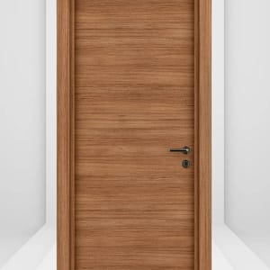 30 dk Yangına Dayanımlı Ahşap Oda Kapısı Teak